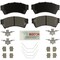 Bosch Blue Disc Brak Disc Brake Pads, Be1164H BE1164H - alternate 2